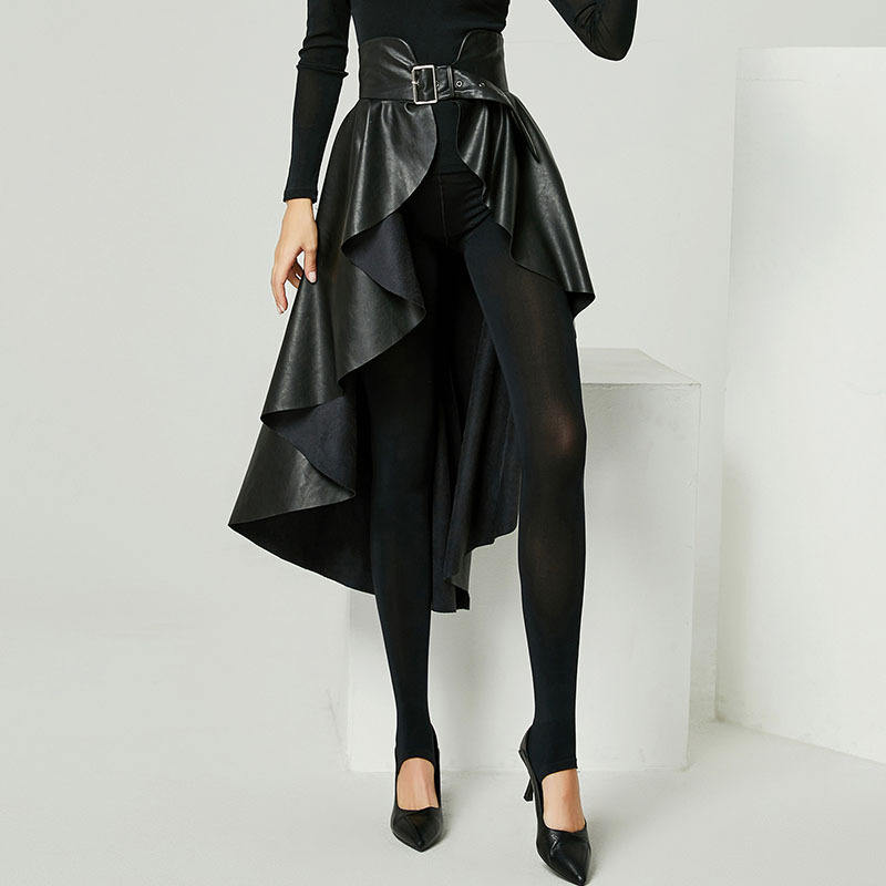 LIMI feu Leno Cloth Suspender Belt Skirt