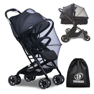 Soporte 3D y cremallera bidireccional, red transpirable para moscas, mosquitera resistente al desgarro, protección universal contra insectos para Cochecitos de bebé - Product Image 1