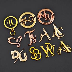 Nổi Abaya Thiết Kế Kim Loại Quần Áo Nhãn Thương Hiệu Tùy Chỉnh Tấm Kim Loại Thẻ Túi Xách Kim Loại Tùy Chỉnh Logo Cho Túi Quần Áo Quần Áo - Product Image 1