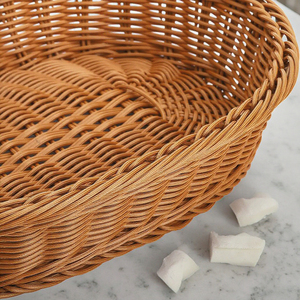 Addreen Handmade Rattan Wicker Basket Small/Large Sustainable Multifunction Home Storage Carton - Product Image 5