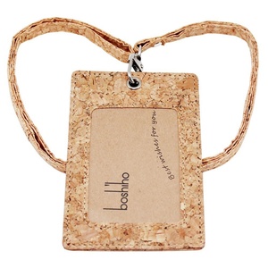 Boshiho Customzim Lanyard Cork Lanyard Office Working Name Card <b>Holder</b> <b>Id</b> Card Badge <b>Holder</b> - Product Image 4
