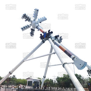 Thrill Fairground Attraction Top Scan Rides Équipement de parc à thème extrême Magic Park Rides Crazy Top Scan Thrill Ride - Product Image 3
