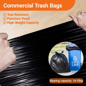 Bolsa de <span class=keywords><strong>Basura</strong></span> Grande de Plástico Resistente Foamstar de 45 Galones, Bolsa de <span class=keywords><strong>Basura</strong></span> Gigante para Contratistas, Reutilizable, de Polietileno Reciclado - Product Image 3