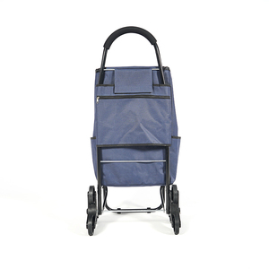 6 tekerlekler ile 2024 tasarım taşınabilir katlanabilir alışveriş sepeti Market bakkal yalıtım arabası çantası - Product Image 4