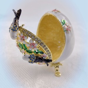 Boîte <span class=keywords><strong>de</strong></span> rangement à bijoux en émail métallique best-seller avec impression numérique |   Décoration d'intérieur <span class=keywords><strong>de</strong></span> luxe pour Noël et la Saint-Valentin - Product Image 2