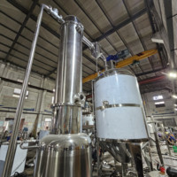 Concentrateur (Évaporateur) à chauffage électrique à vapeur en acier inoxydable 316L/304 JOSTON avec roulement de moteur haute performance