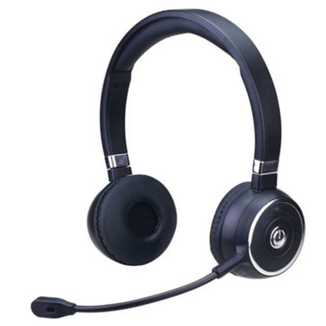 2020 high quality promotional business wireless call center headset headphone with mic noise cancelling