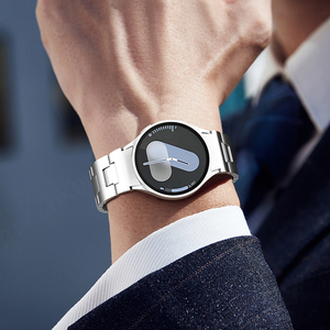สายซิลิโคน HUANLONG สำหรับ Samsung Galaxy Watch 6 Classic สายโลหะปรับได้ หรูหรา ถอดเปลี่ยนได้รวดเร็ว - Product Image 4