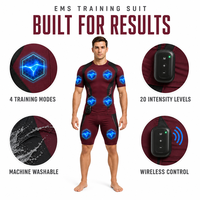 Combinaison d'entraînement EMS sans fil et respirante, contrôlée par application intelligente, avec électrodes sèches, pour la musculation et le fitness – Vente en gros