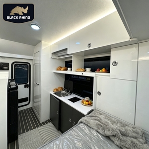 Caravane tout-terrain à double essieu, caravane de voyage hors route avec toilettes, capacité de 2 à 6 personnes, marché espagnol - Product Image 3