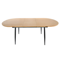 Table à manger en bois traditionnelle convertible personnalisée, pliable, rétractable, écologique, moderne, pour hôtel, mobilier de salle à manger