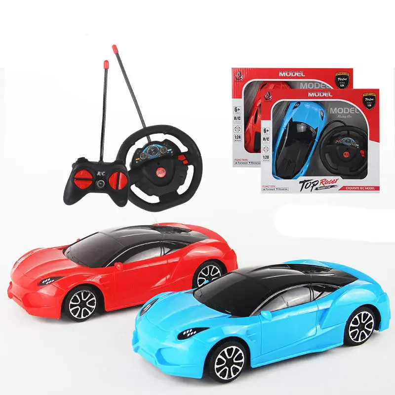 Kleine Simulatie Elektrische High-Speed Speelgoedauto Draadloze Rc Racing Roadster Speelgoed 10 Afstandsbediening Auto Plastic Speelgoed Kleuren Doos