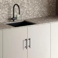 Gagang Kabinet Modern dari Paduan Seng dengan Inset Kristal Turquoise untuk Lemari Mewah, Bufet, Meja Rias, dan Perabot Dapur