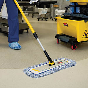 Rubbermaid HYGEN Quick-Connect-Halter Mit Klettstreifen, Breite 400 mm - Product Image 2