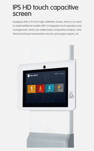 Analizador de Composición Corporal de 8 Electrodos Más Vendido, Báscula Profesional de Altura y Peso para Gimnasio y Spa - Product Image 6