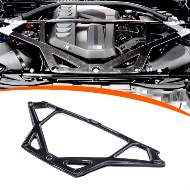 Dry Carbon Fiber Strut Engine Brace Absolute Performance Upgrade Auto Body Parts for BMW M2 M3 M4