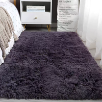 Tapis moelleux de luxe pour la décoration intérieure, tapis moelleux pour chambre à coucher, tapis et ensembles de tapis moelleux pour salon et chambre