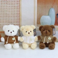 Peluche Ours en Peluche Mignon avec Vêtements, 8 Pouces, Cadeau pour Machine à Pinces, avec Logo Personnalisé