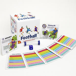Diseño personalizado impresión a todo color amigo pregunta conversaciones fútbol Trivia <span class=keywords><strong>preguntas</strong></span> equipo tarjetas pareja tarjetas <span class=keywords><strong>de</strong></span> <span class=keywords><strong>juego</strong></span> <span class=keywords><strong>para</strong></span> niño - Product Image 3