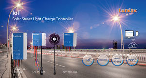 12V 8A PIR 모션 센서 방수 태양광 가로등 충전 컨트롤러 MPPT - Product Image 4