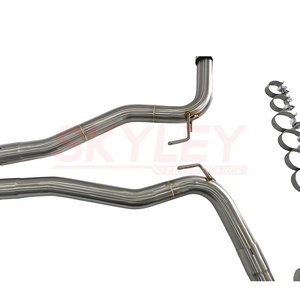 Catback de alto rendimiento para <span class=keywords><strong>Ford</strong></span> <span class=keywords><strong>Mustang</strong></span> Gt 5,0 silenciador de sistema de escape Valvetronic de acero inoxidable con punta de fibra de carbono - Product Image 3