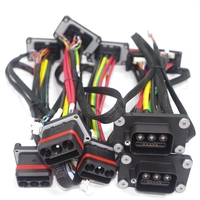 Connecteur étanche IP68 pour pack de batteries solaires photovoltaïques HD, mâle/femelle, 3+18 broches de contact, connecteur flottant à connexion aveugle, prise AC + signal