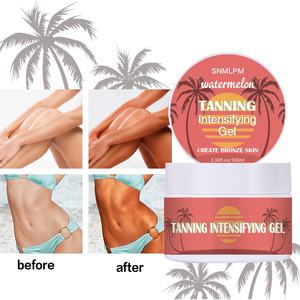 SNMLPM, Gel intensificador de bronceado de etiqueta privada, crea Piel de bronce, sandía, bronceado, piel corporal, loción autobronceadora Natural - Product Image 1