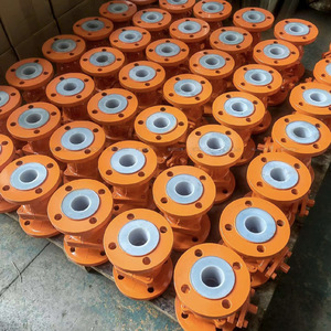 วาล์วบอลลอยแบบมีซับใน PTFE ยี่ห้อ Jiangsu Huakuang รุ่น Q941F46 16C DN400 DN500 สำหรับสารเคมี - Product Image 2