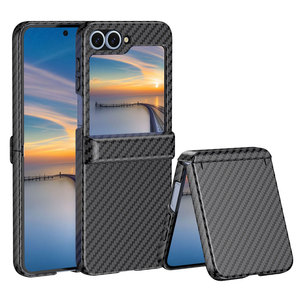 Laudtec per <span class=keywords><strong>Samsung</strong></span> <span class=keywords><strong>Galaxy</strong></span> <span class=keywords><strong>Flip</strong></span> 7 PC stampa in fibra di carbonio modello sottile sottile custodia del telefono per <span class=keywords><strong>Galaxy</strong></span> Z <span class=keywords><strong>Flip</strong></span> 6 - Product Image 2