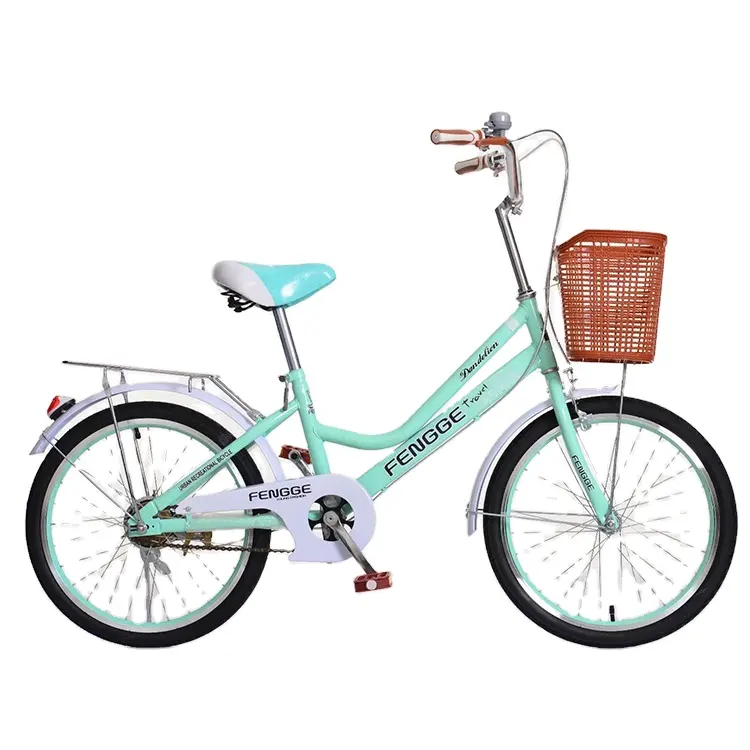 Wholesales Factory Price 22 24 Inches City Ladies Bike Steel Good Quality Natural Rubber with Light Kids' Bike