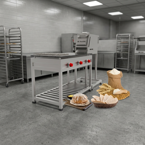 Export Quality Commercial RST 1000 Semi Automatic Roti Chapati Machine for Fast Bread Stainless Steel Electric/Gas Powered Easy - Product Image 1