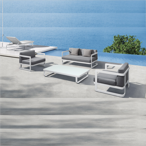 Set Divano da <span class=keywords><strong>Esterno</strong></span> Moderno in Rattan <span class=keywords><strong>per</strong></span> Hotel, Resort e Ville - Mobili da Giardino e Patio in Alluminio - Il Più Venduto - Product Image 3