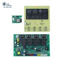 Carte de commande PCBA pour chaudière électrique, panneau à boutons pour application WIFI, conception de carte de circuit imprimé PCB, ODM OEM