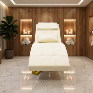 Luxury S Shaped Lash Bed Beauty Salon Furniture Set <b>Electric</b> Hydraulic Facial Massage <b>Table</b> Esthetician Bed with Stool - Product Image 1