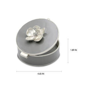 Joyero de metal plateado - Product Image 2
