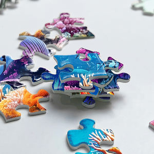 Puzzle géant personnalisé en forme <span class=keywords><strong>de</strong></span> tortue <span class=keywords><strong>pour</strong></span> enfants – Jouet éducatif en bois, plastique et papier – Cadeau <span class=keywords><strong>de</strong></span> jeu personnalisé <span class=keywords><strong>pour</strong></span> enfants - Product Image 3