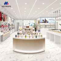 02-DYaS002 Mobilier de Présentation pour Magasin de Soins de la Peau, Design de Magasin K-beauty Neuf pour Aménagement de Boutiques de Détail