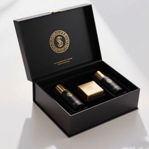 Attar Perfume Oil <b>Bottle</b> Essential Parfum Spray Paperboard Luxury Gift Packaging <b>Boxes</b> with Custom Size and Shape - Product Image 2