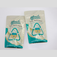 Sachet refermable autoportant en plastique laminé et feuille d'aluminium pour emballage alimentaire