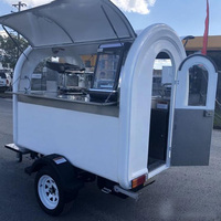 Remorque de nourriture pour congélateur bar à jus kiosque bar Inde Food Truck Cart Ice Cream Trailer à vendre