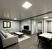 Casa Contenedor Prefabricada de Bajo Costo de 20 pies, 30 pies, 40 pies, Sala de Estar Móvil con Terraza