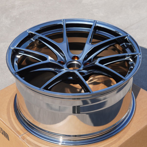Velg KE VS-5RS <span class=keywords><strong>Chrome</strong></span> Silver Forged Wheel Monoblock Hub untuk Mobil Penumpang ODM OEM CUSTOM Alloy Rim untuk Mobil Mewah Benz BMW MAYBACH Racing - Product Image 3