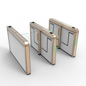 Customized Luxury Stainless Steel Gold Security Access Control RFID Reader <strong>Speed</strong> <strong>Gate</strong> Turnstile For Gym <strong>Office</strong> <strong>Building</strong> Airport - Product Image 2