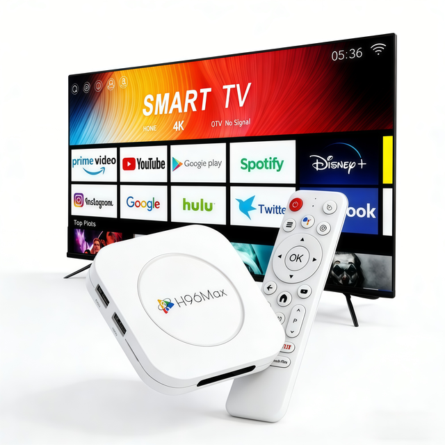 Tv98 Atv Pro Iptv Stb 4K/8K Streaming Media Player Intelligent Set-top Box Android Europe France Germany Free Shipping