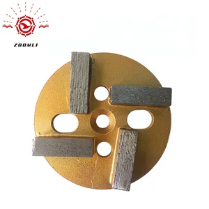 Diamond Grinding Block Rectangle segment Disc Zhongli 4inch 100mm segment for Polishing Smoothing Stone Concrete Floor Customize