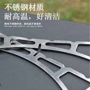 Support de cuisson à la vapeur en acier inoxydable pour extérieur, portable, finition brossée, taille individuelle - Product Image 2