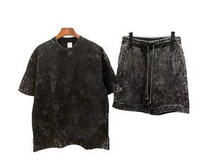 Maglietta da <span class=keywords><strong>uomo</strong></span> Punk Gothic Hip Hop t-Shirt Vintage in cotone pesante lavato maglietta nera per abbigliamento Streetwear Harajuku - Product Image 6