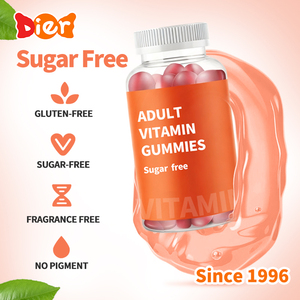 Vente en gros de bonbons Gommes multivitamines Offre Spéciale vitamines <span class=keywords><strong>Tiktok</strong></span> de marque privée personnalisées Bonbons mous végétaliens sans sucre pour adultes - Product Image 2
