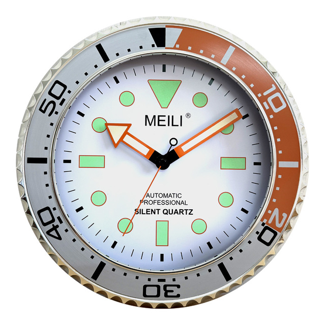 European Fashion Modern Luminous Wall Clock Living Room Decoration Creative Silent Clocks Wholesale