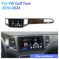 Meihua TS7 10 pouces Android 12 Carplay Auto Radio 1280*720 écran tactile autoradio pour unité principale VW Golf Tour 2016-2024